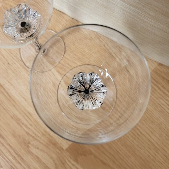 2 Vintage Belfor Crystal Wine Glasses "Exquisite" Series" - Picture 2 of 10